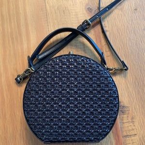 Anthropologie Serena Woven Circle Bag